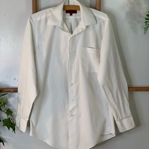 BERGAMO NEW YORK WHITE BUTTON DOWN SZ S